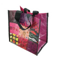 Promotional PP Coated Custom Printed Recycled Eco TNT Grocery Handle Rafia PP Woven Bag